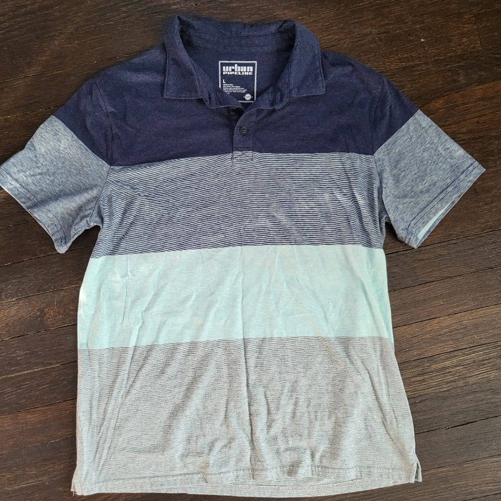 Comfy Men's Urban Pipeline Polo Shirt
